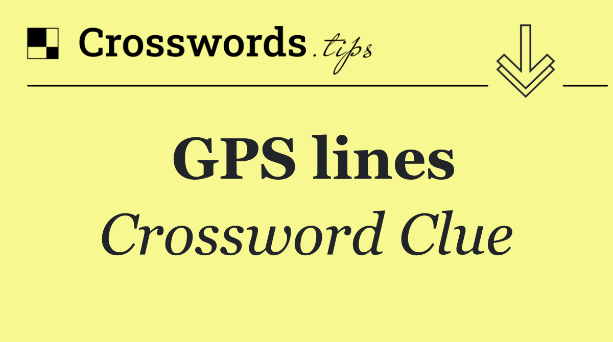 GPS lines