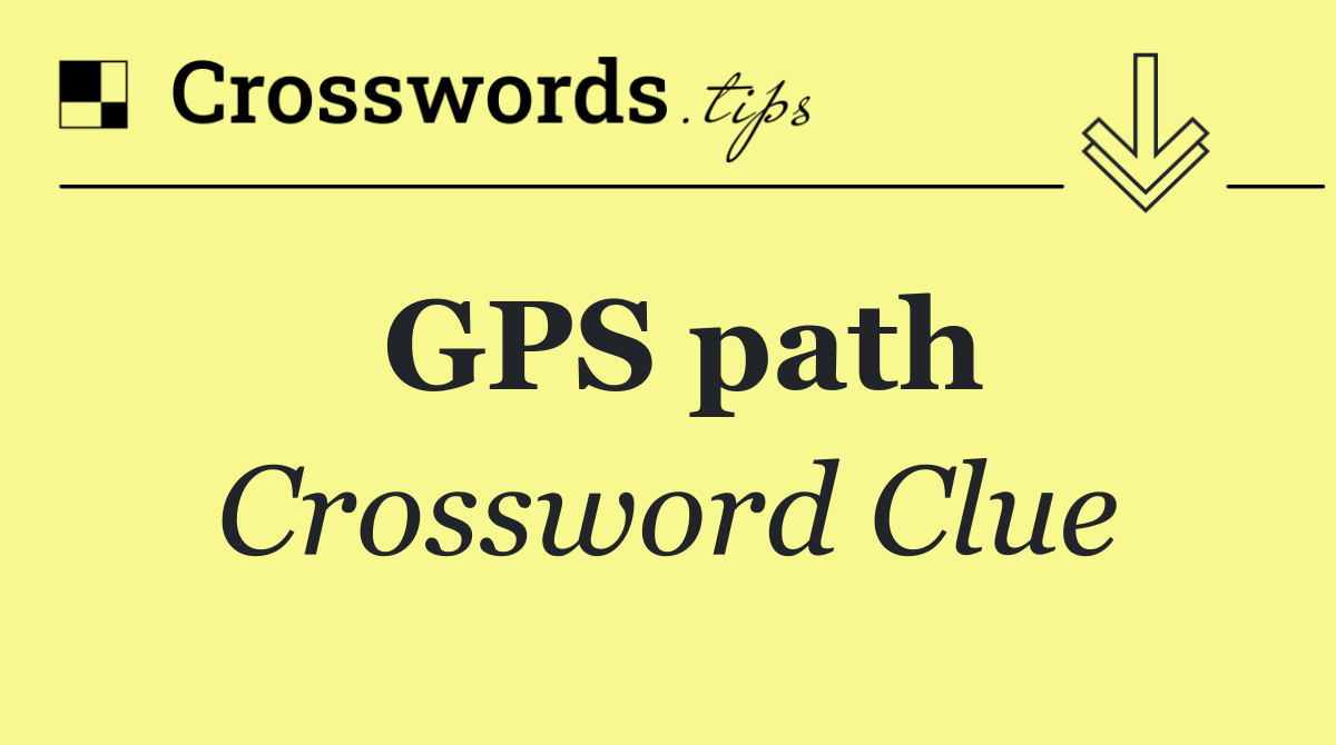 GPS path