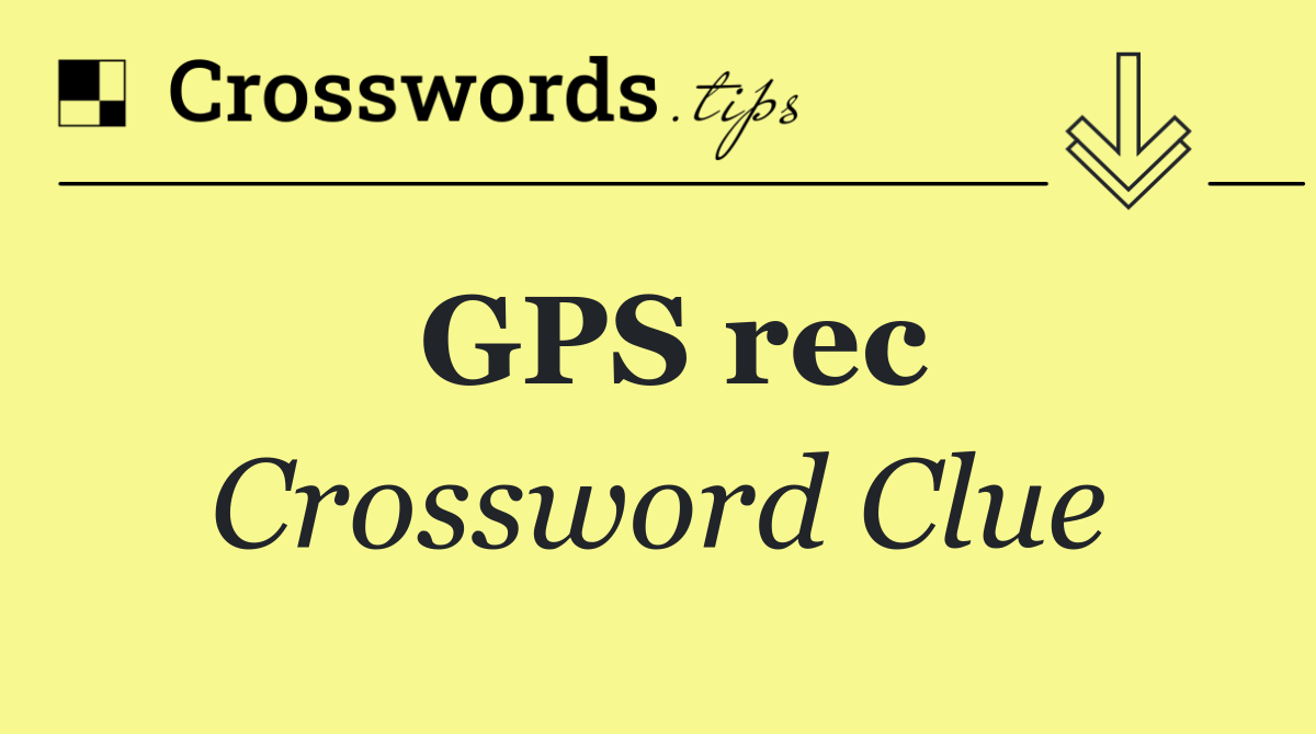 GPS rec