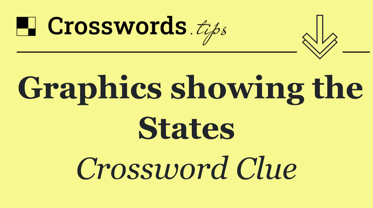 Graphics showing the States