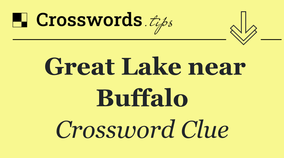 Great Lake near Buffalo