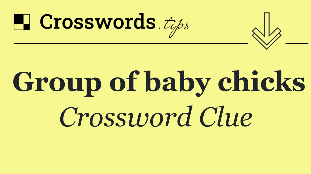 Group of baby chicks