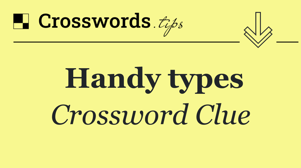 Handy types