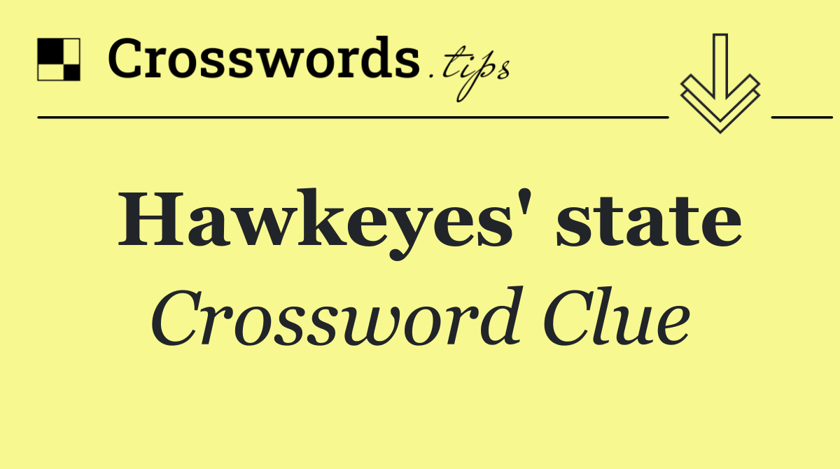 Hawkeyes' state