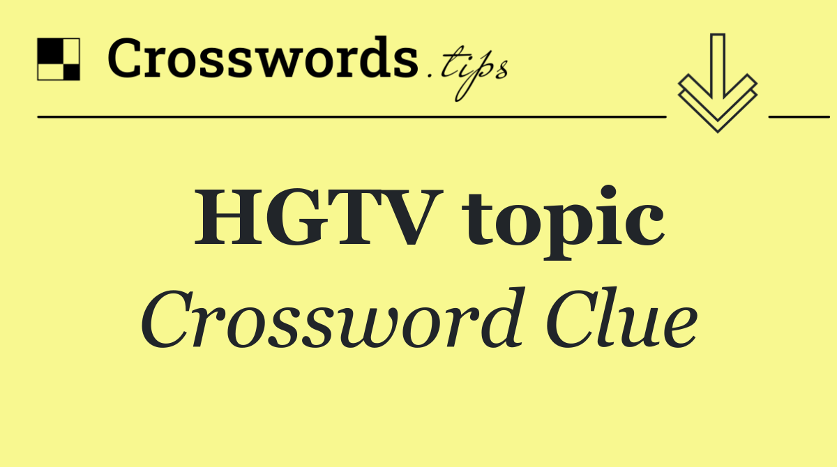 HGTV topic