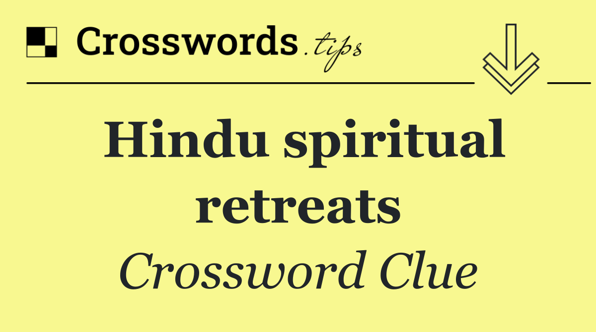 Hindu spiritual retreats