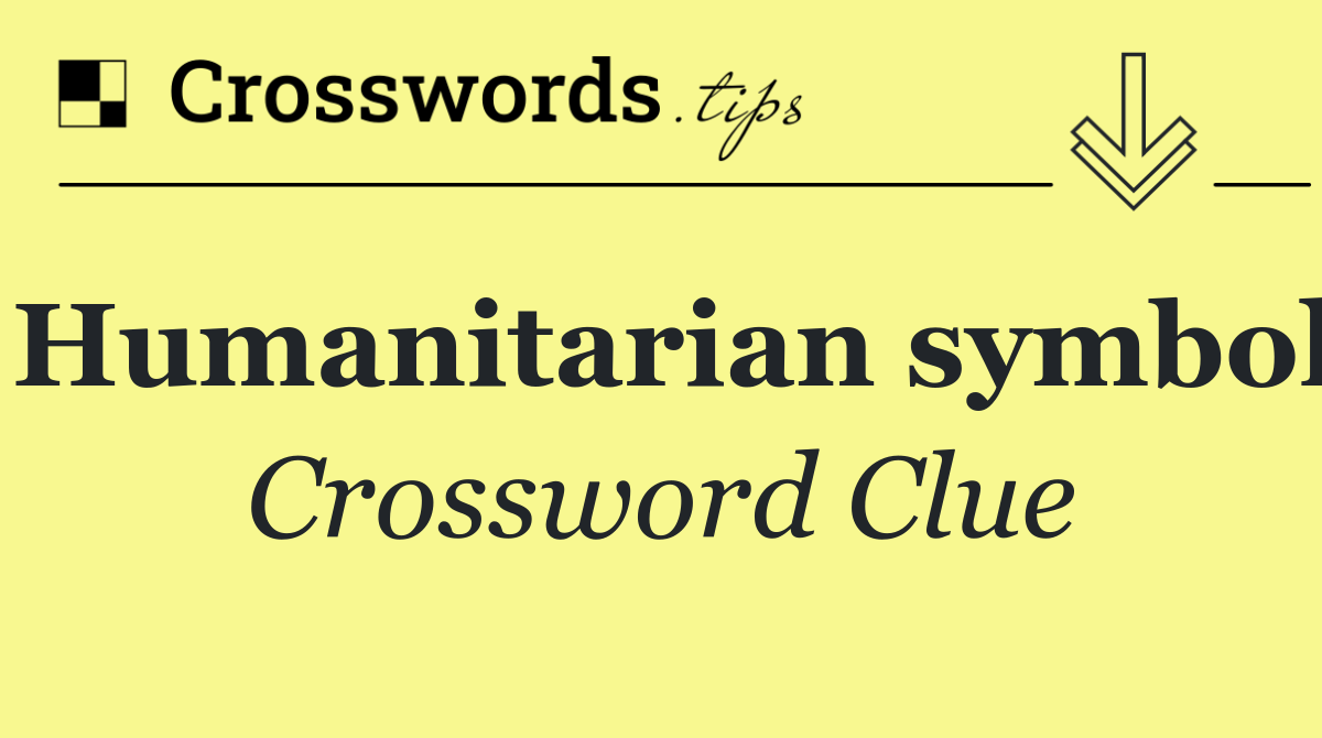 Humanitarian symbol