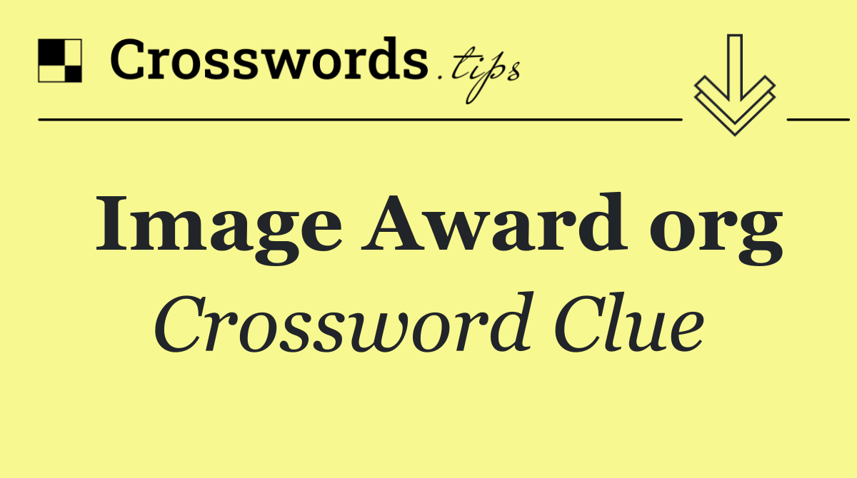 Image Award org
