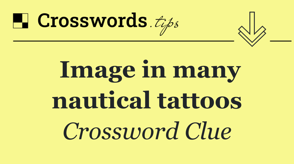 Image in many nautical tattoos