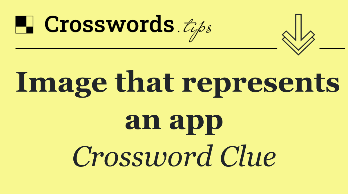 Image that represents an app