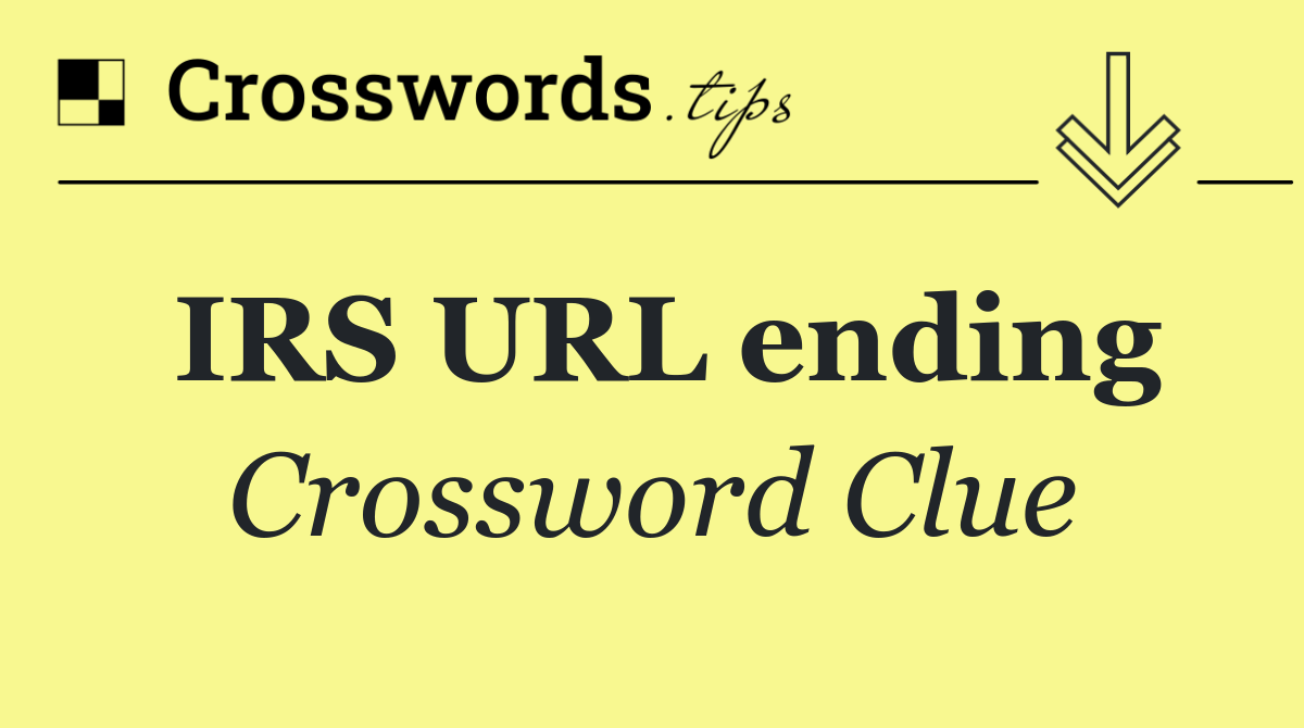 IRS URL ending