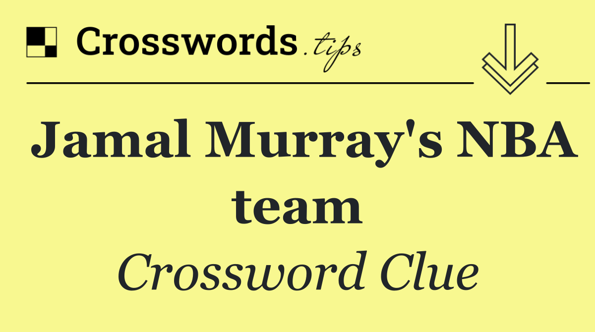 Jamal Murray's NBA team