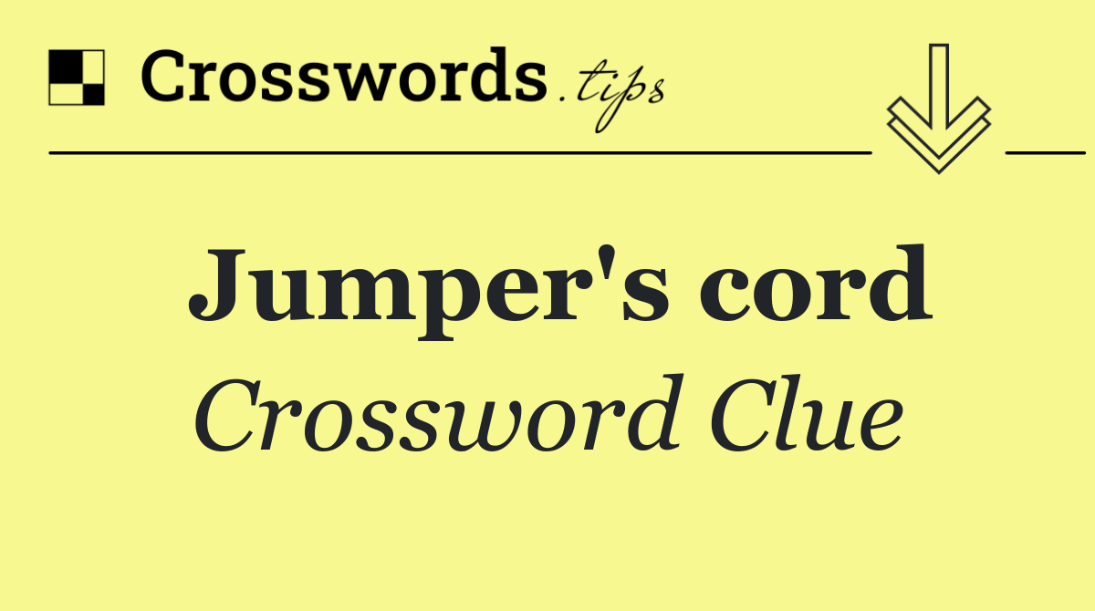 Jumper's cord