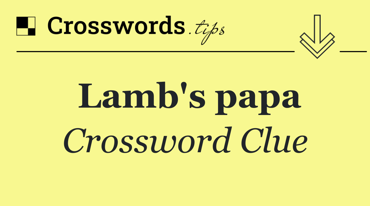 Lamb's papa