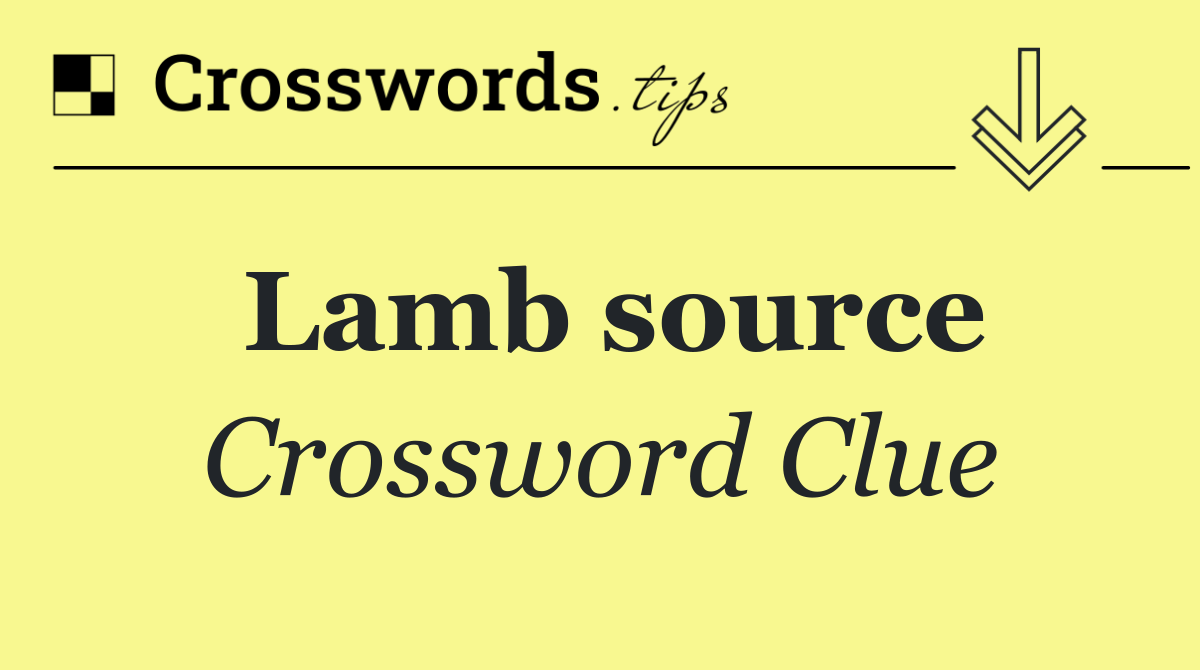 Lamb source