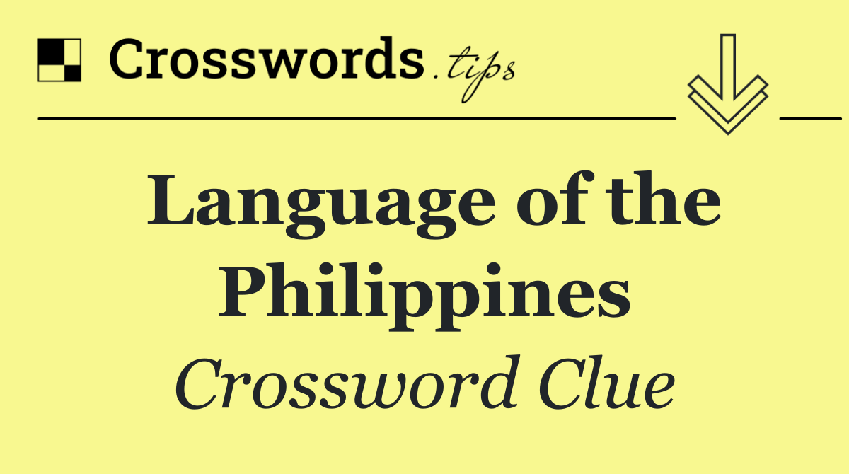 Language of the Philippines
