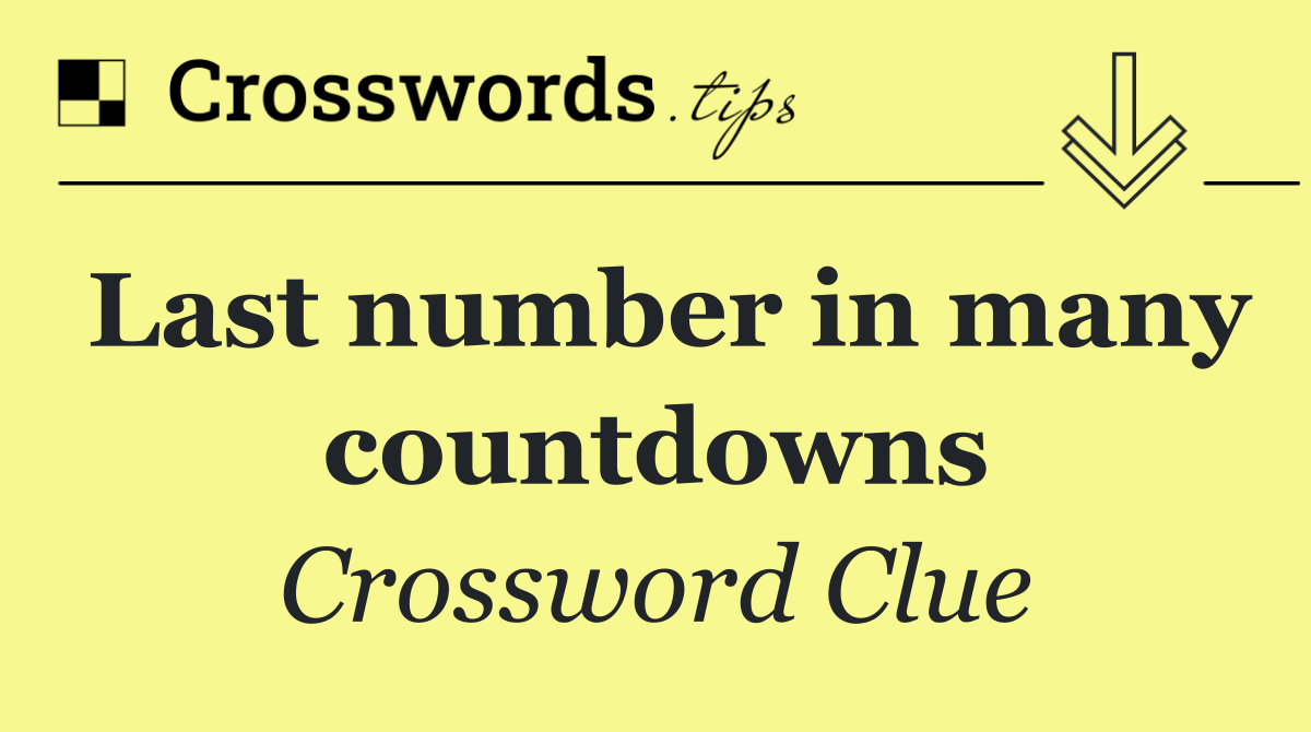 Last number in many countdowns