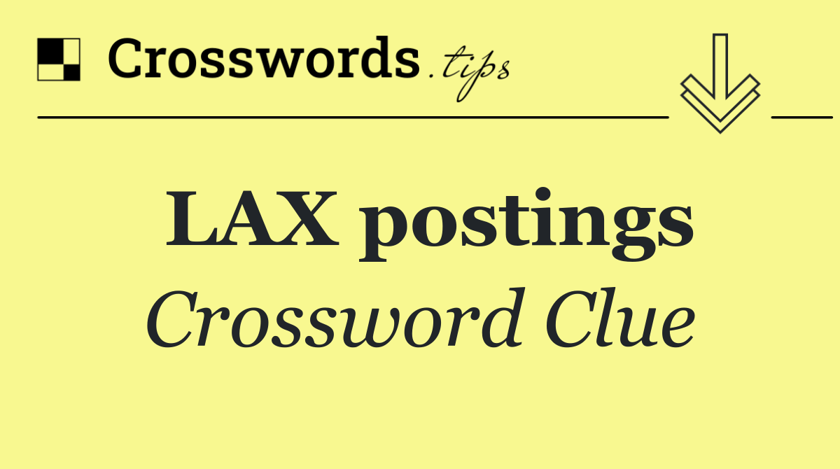 LAX postings