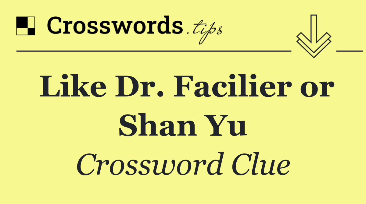 Like Dr. Facilier or Shan Yu