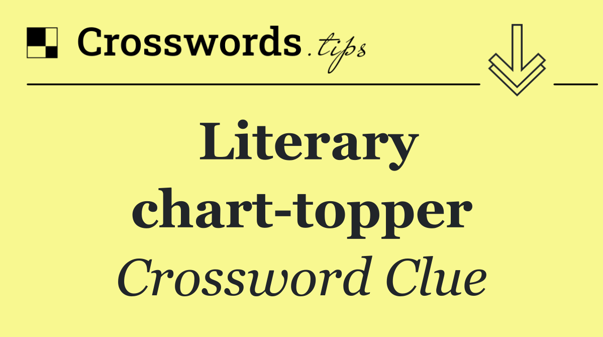 Literary chart topper
