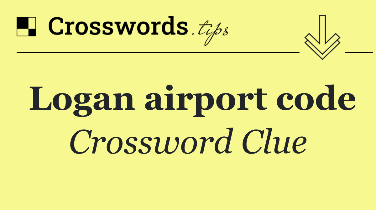 Logan airport code
