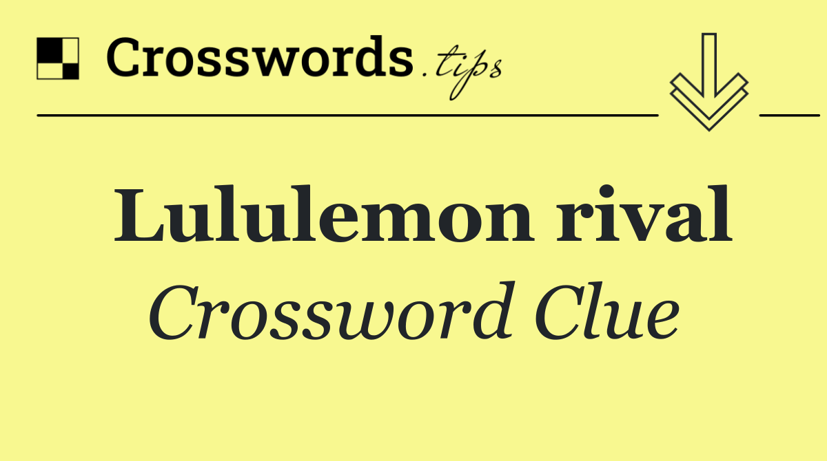 Lululemon rival