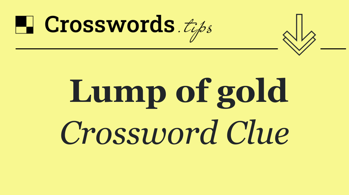 Lump of gold