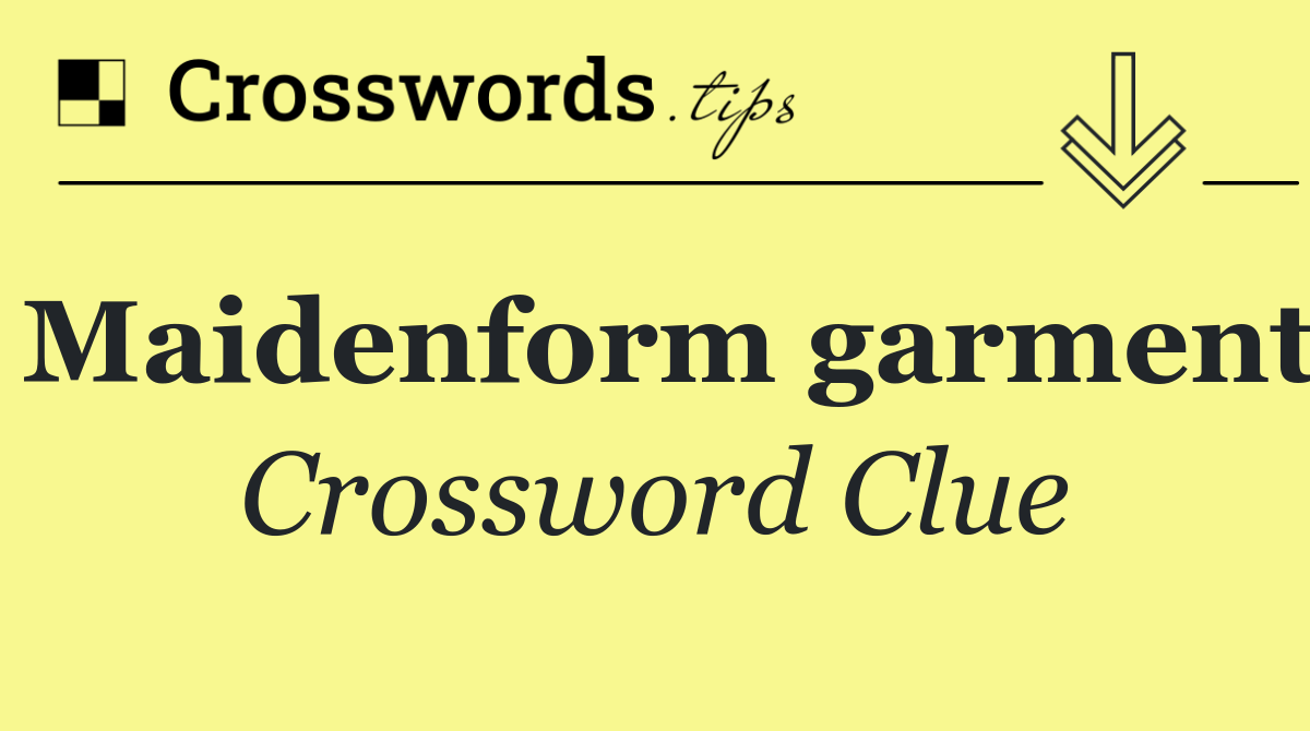 Maidenform garment