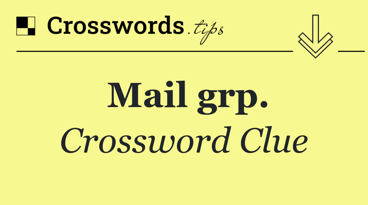 Mail grp.