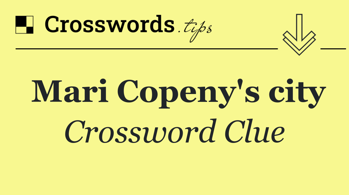 Mari Copeny's city