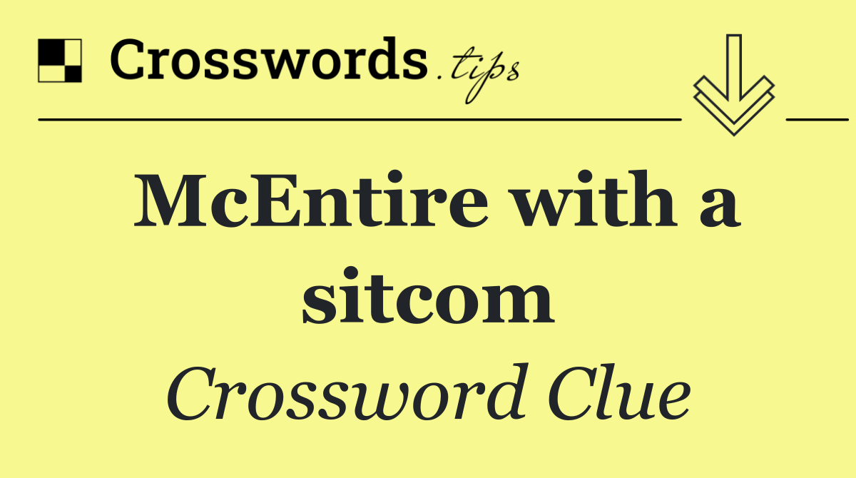 McEntire with a sitcom