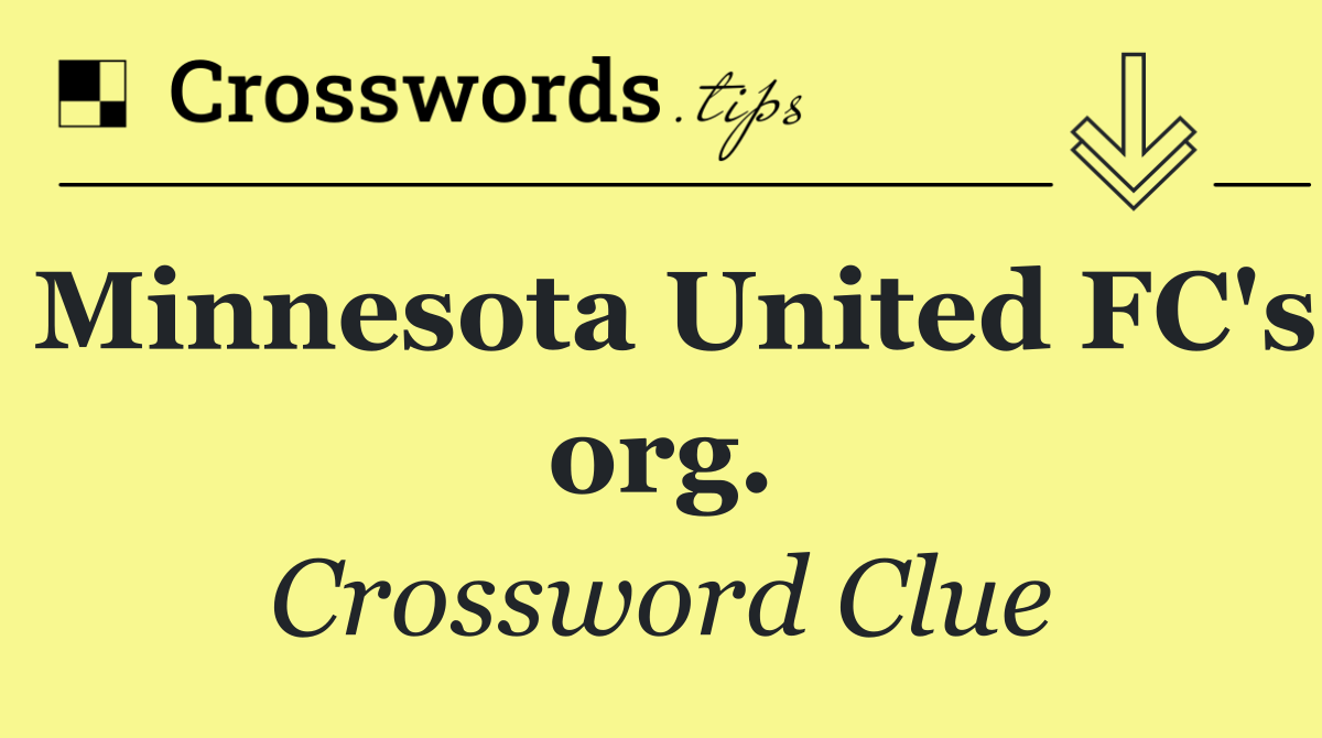 Minnesota United FC's org.