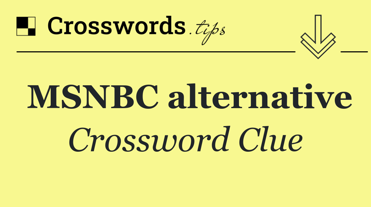 MSNBC alternative
