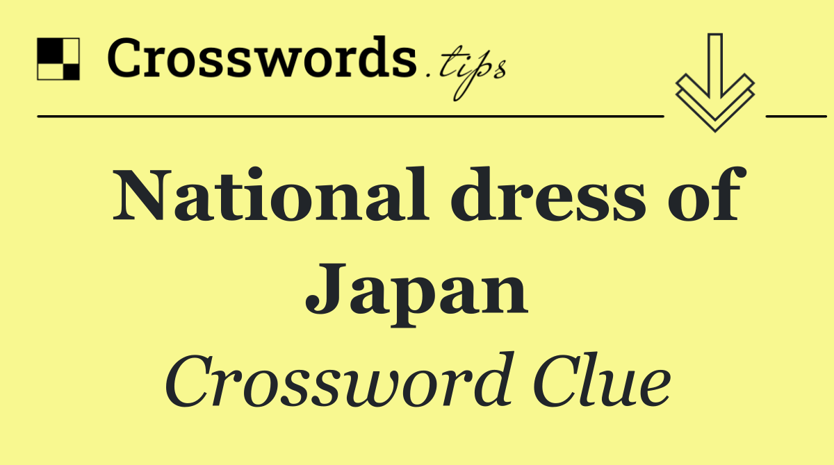 National dress of Japan