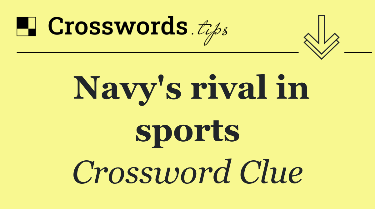 Navy's rival in sports