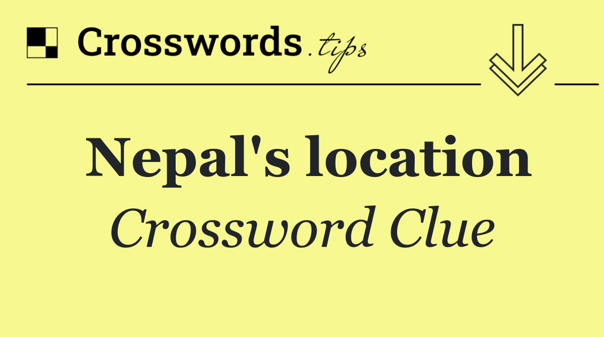Nepal's location
