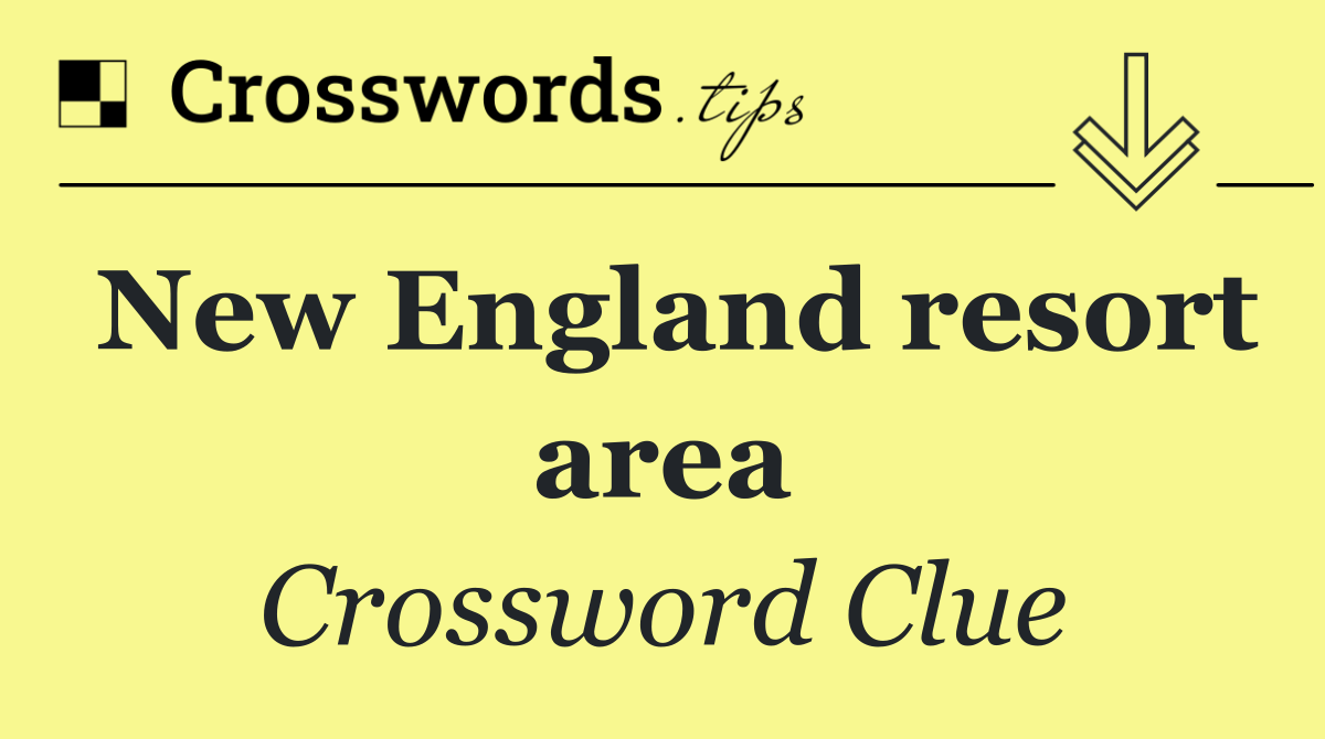 New England resort area