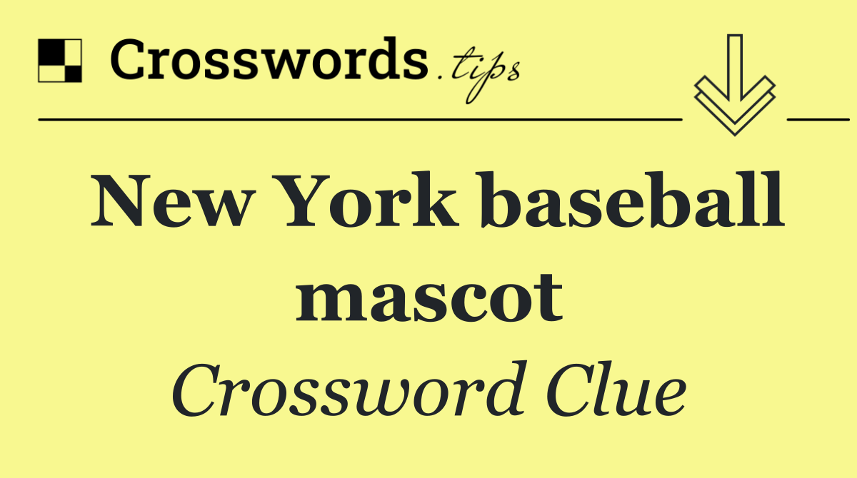 New York baseball mascot