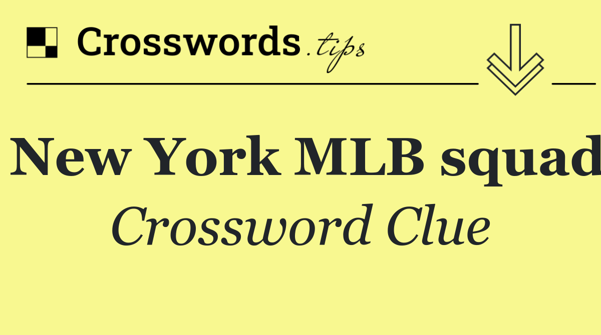 New York MLB squad