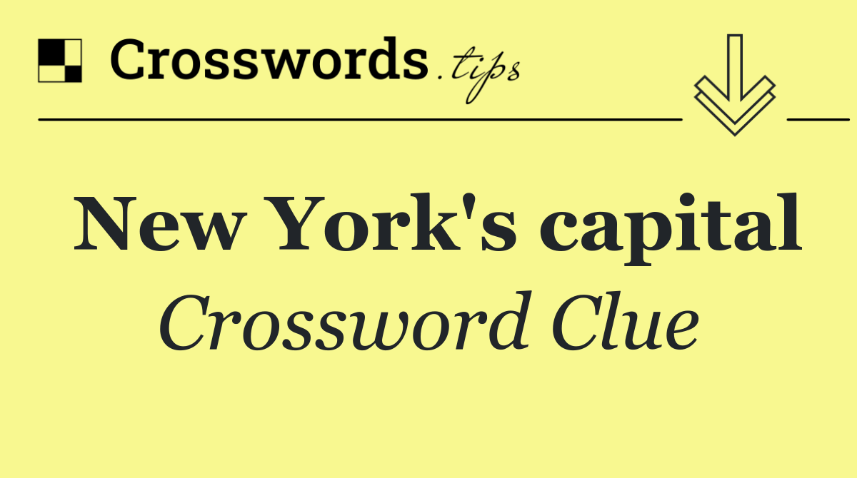 New York's capital