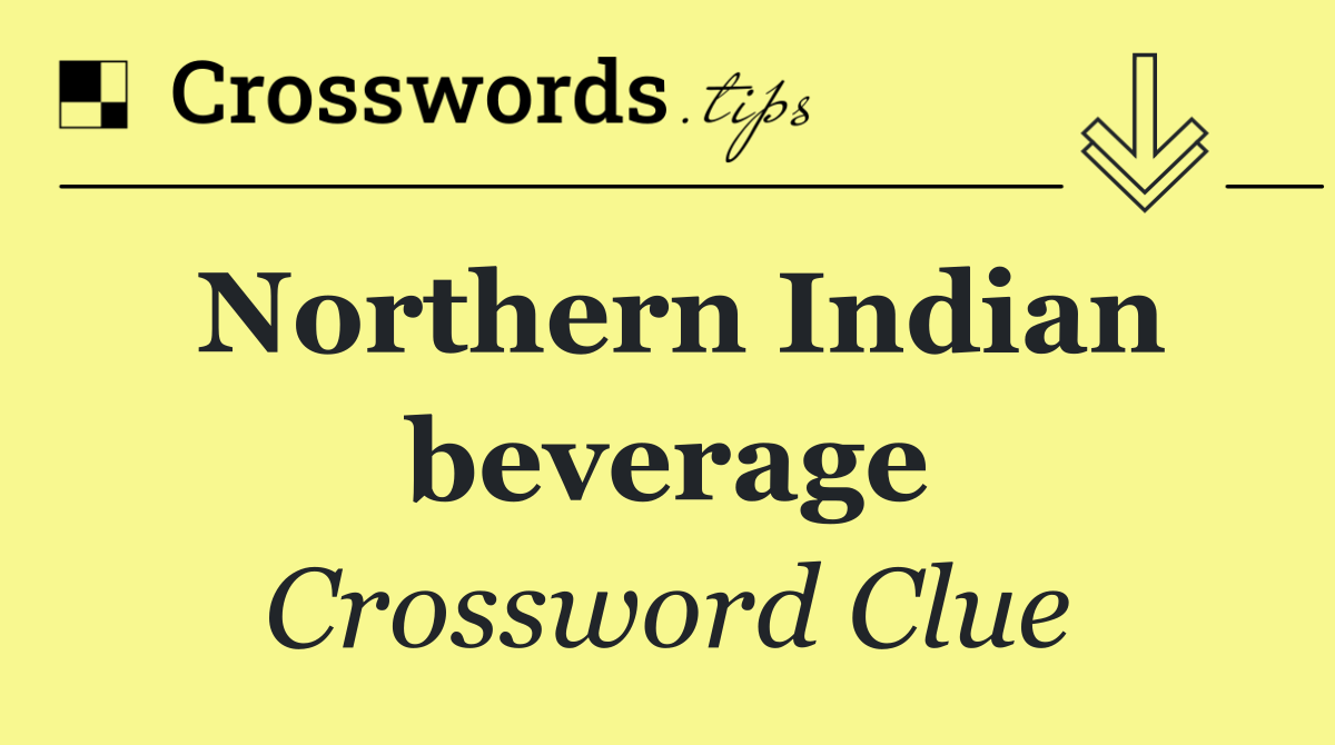 Northern Indian beverage