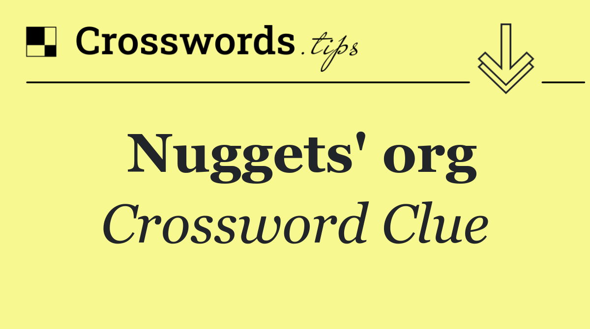 Nuggets' org