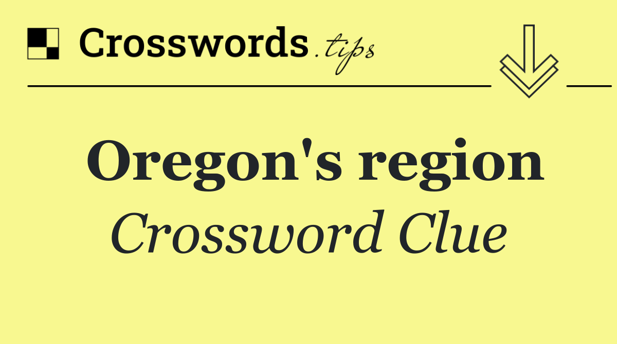 Oregon's region