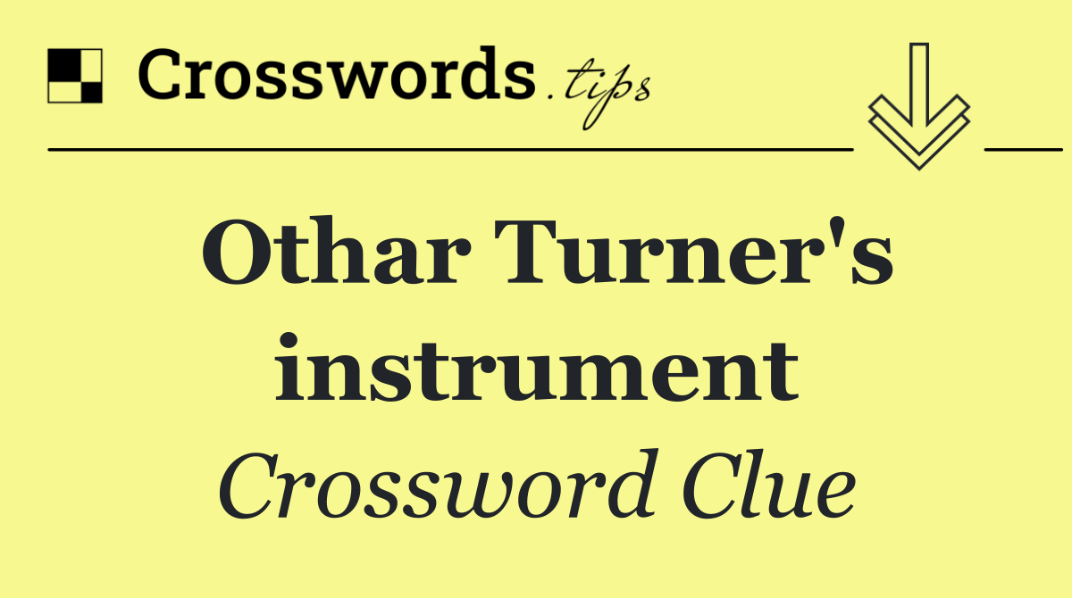 Othar Turner's instrument
