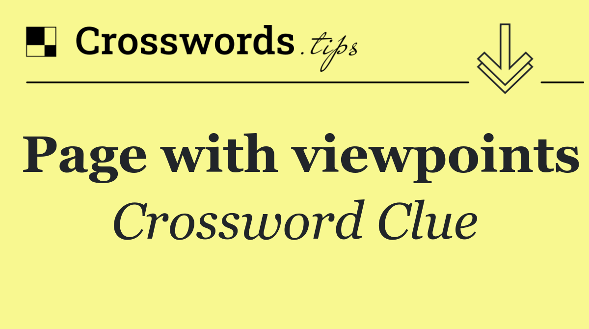Page with viewpoints