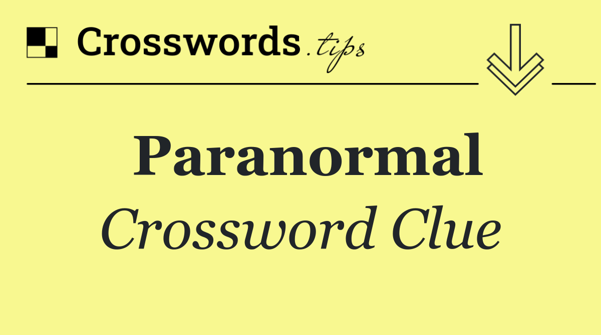 Paranormal