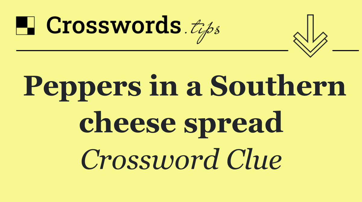 Peppers in a Southern cheese spread