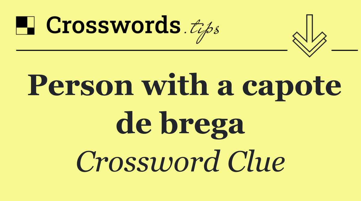 Person with a capote de brega