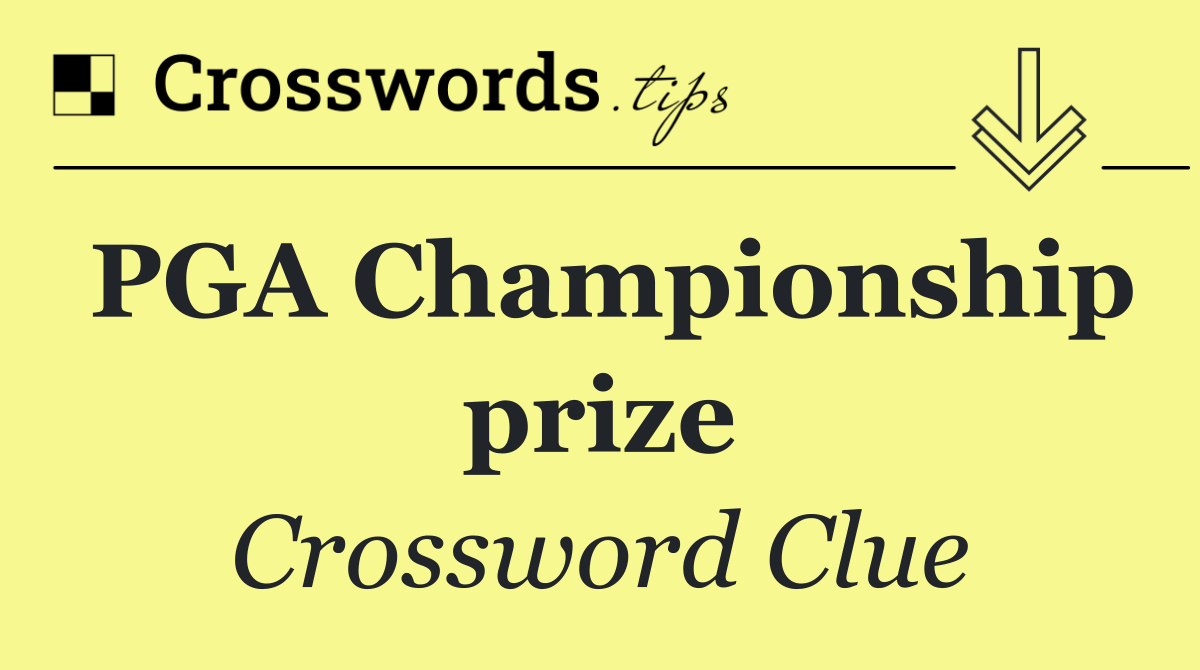 PGA Championship prize