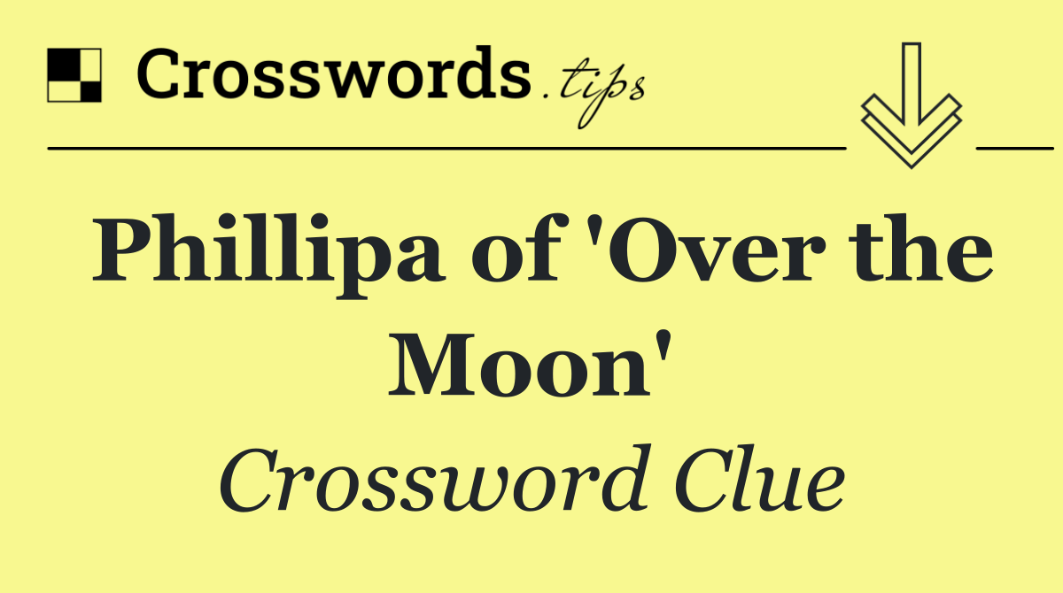 Phillipa of 'Over the Moon'